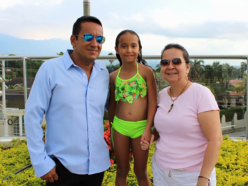 Juan Carlos Ninco, Catalina Ninco y Luisa María Duque.